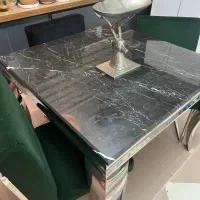 میز ناهار خوری استیل درجه یک|میز و صندلی غذاخوری|قم, باجک دو|دیوار