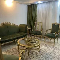 ست مبل ۷ نفره با ناهار خوری ۸ نفره ورق طلا