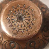 گلدان قندان مسی|صنایع دستی و سایر لوازم تزئینی|رشت, خمیران زاهدان|دیوار