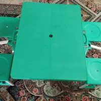 میز و نیم کت و صندلی تاشو