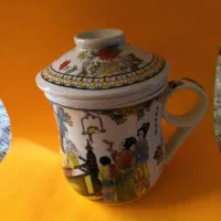 لیوان دمنوش ژاپنی طرح