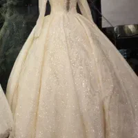 لباس عروس عربی مدل سیندرلایی دنباله‌دار|لباس|تهران, قلهک|دیوار