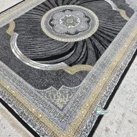فرش نقشه کینگ مشکی ۱۲ - ۹ - ۶ متری نو