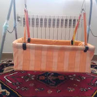 گهواره نوزاد جنس بدنه پارچه کتان و خنک|اسباب و اثاث بچه|شیراز, انجیر|دیوار