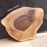 عسلی چوب و رزین  گردو|مبلمان خانگی و میز عسلی|نظرآباد, نظرآباد|دیوار