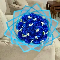 دسته گل خوشرنگ کاربنی