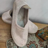 گیوه شهری سبک و خنک رنگ کرم نخودی