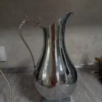 پارچ کنار سماور داخل برنجی روکش استیل (نو)