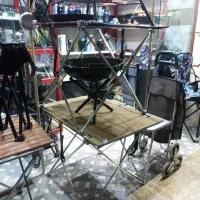 میز های تاشو چوبی و برزنتی|کوهنوردی و کمپینگ|کوچصفهان, |دیوار