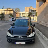 ۲۰۶ مدل ۸۲ مشکی دور رنگ فنی سالم