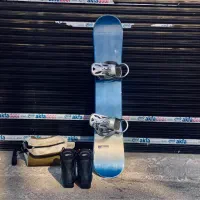 ست کامل اسنوبرد سالامون قدSalamon Snowboard 159cm|ورزش‌های زمستانی|شیراز, قصرالدشت|دیوار