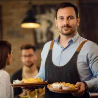 استخدام سالندار و خدماتی در یک رستوران برند