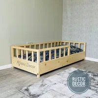 تخت خواب نوجوان روستیک دکور مدل مونته سوری 2|تخت و سرویس خواب|تهران, شهرک امام خمینی|دیوار