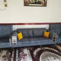 مبل در حد نو سالم بدون شکستگی‌ 8 نفره