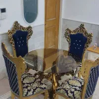 میز ناهارخوری ۴ نفره سلطنتی درحد نو|میز و صندلی غذاخوری|قم, زنبیل آباد|دیوار