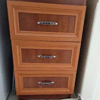 کابینت ام دی اف سالم، در حد نو ، همراه سنگ سماور