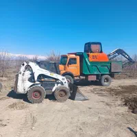 اجاره بابکت مینی بیل خاور  حمل نخاله لودر کامیون