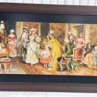 تابلو نقاشی فرانسوی چاپ