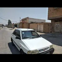 پراید سفید تمیز وخونگی، درب تعویضی سمت راننده|خودرو سواری و وانت|بندر امام خمینی, |دیوار