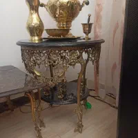 میز گرد 60سانتی با سنگ سفارشی