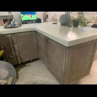 کابینت ام دی اف دست دوبا اوپن و هودو گاز صحفه ای|مصالح و تجهیزات ساختمان|تهران, سیمای ایران|دیوار