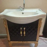 روشویی کابینتی با شیر اهرمی