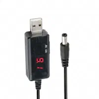 کابل USB افزاینده به 9 و 12ولت با نمایشگر و تبدیل|قطعات و لوازم جانبی رایانه|تهران, اتابک|دیوار