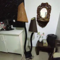 آباژور چوبی|چراغ خواب و آباژور|فردیس, قریشی|دیوار