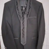 کت وشلوار مردانه مشکی سایز۵۲
