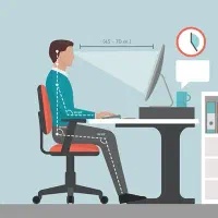 نیروی اداری کار با کامپیوتر کاربر سیستم