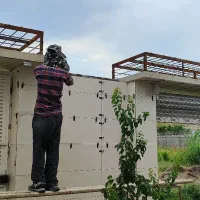 سنگ کاری نما ،کاشیکاری و سیمانکاری