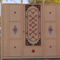 درب ماشین رو آهنی حیاط پارکینگ