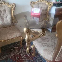مبل و ناهار  خوری سلطنتی با پارچه سفارشی