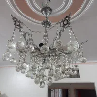 لوستر ۶شاخه طرح برنز|لوستر و چراغ آویز|تهران, سبلان (لشگر)|دیوار