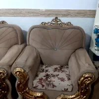 مبل راحتی ۷ نفره همراه میز عسلی|مبلمان خانگی و میز عسلی|خرمدره, |دیوار