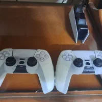 پلی استیشن ۵ اسلیم دیجیتال دو دسته و پایه شارژ|کنسول، بازی ویدئویی و آنلاین|برخوار, |دیوار