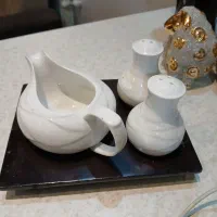 مجسمه گوسفند دکوری و جای سس و نمکپاش