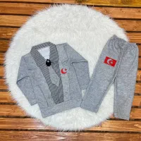 عمده - ست کرواتی بلوز شلوار پسر