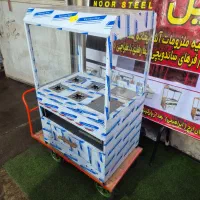 چهار شعله کته سرخ کن یک دوم فر ساندویچی/(نور)استیل