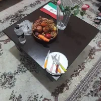 فروش یک دست مبله ۷نفره با میز وسط  ومیز عسلی|مبلمان خانگی و میز عسلی|قزوین, |دیوار