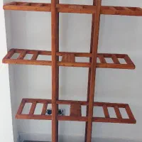 استند گل چوبی