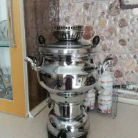 سماور آپولون در حد نو و یک عدد کتری استیل 1100000