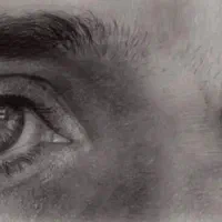 نقاشی سیاه قلم هایپر رئال|تابلو، نقاشی، عکس|یزد, |دیوار