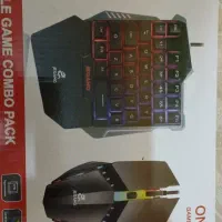 مینی کیبورد و ماوس گیمینگ جکنگ مدل JK-913