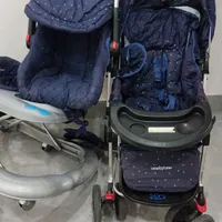 کالسکه کریر و روروئک +میز ت وی و ماشین شارژی فورد
