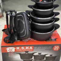 قابلمه ۲۱ پارچه چدنی اصل مارک