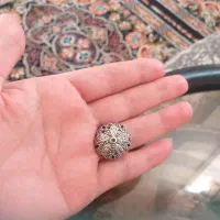 انگشتر نقره سیاه قلم|جواهرات|خرم‌آباد, |دیوار