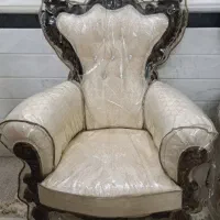 مبلمان سلطنتی تمام چوب7نفره نونوباکاورمناسب جهیزیه