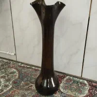 گلدان شیشه ای بزرگ نو سالم