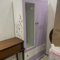 تخت همراه تشک و کمد کودک مناسب نوزاد تا ۶/۷ سال